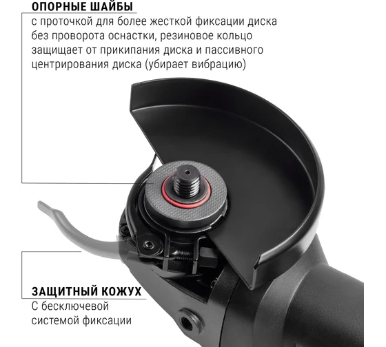 Бесщеточная углошлифмашина Интерскол УШМВ-125/1300Э 911.0.0.40 Бесщеточный двигатель: высокая энергоэффективность и увеличенный ресурс  Код товара: 4152386