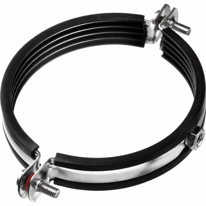 ЗУБР 4", цинк, 5 шт, трубный хомут с гайкой (37850-107-116) Арт:37850-107-116